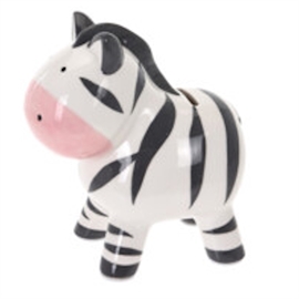 Spargris i djurdesign, Zebra