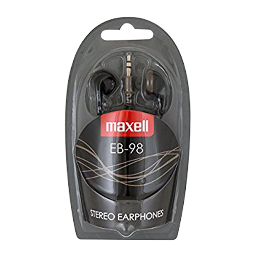 Maxell EB-98 stereohörlurar i svart