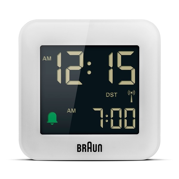 Braun Radioväckarklocka Vit