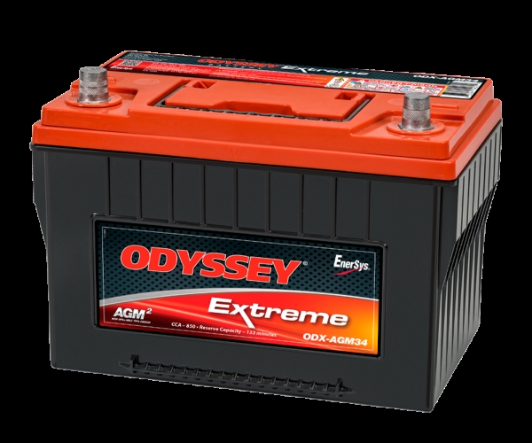 Odyssey ODX-AGM34 AGM 12v batteri 68Ah 850CCA bil/buss/marin