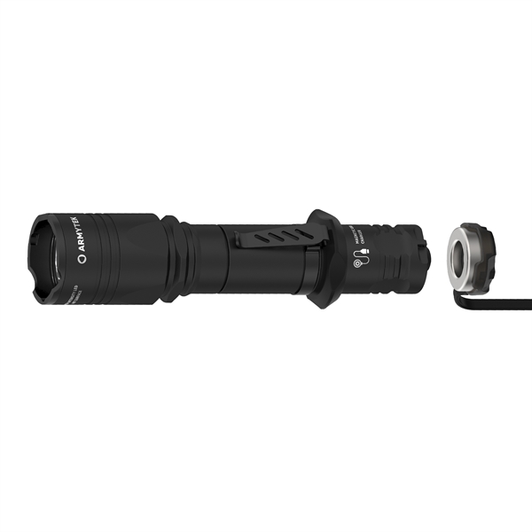 Armytek Dobermann Pro Tactical ficklampa, varmt ljus, 1400 lm