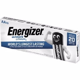 Energizer L91 / AA Litiumbatterier för kamera 10-pack