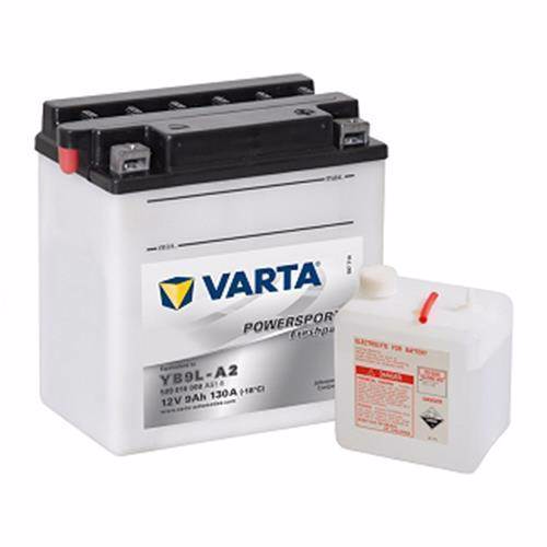 Varta 509 016 008 MC batteri 12 volt 9 Ah (+pol till höger)